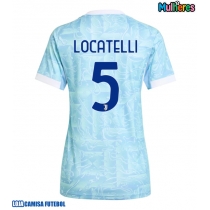 Camisa de Futebol Juventus Manuel Locatelli #5 Equipamento Secundário Mulheres 2025-26 Manga Curta